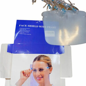Face shields with frame set of 7
